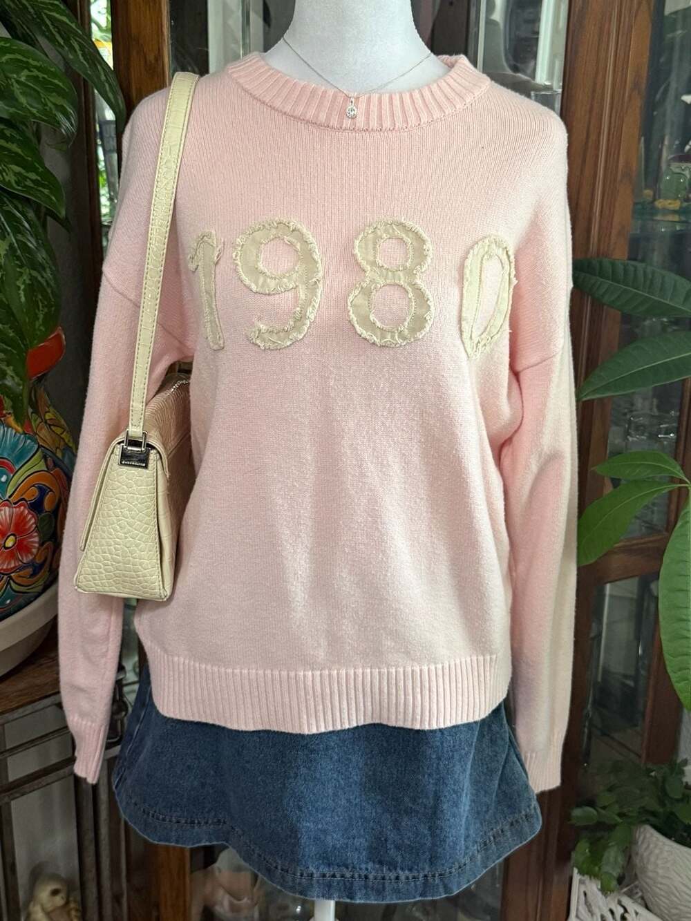 Edikted 1980 Graphic Crewneck Sweater
